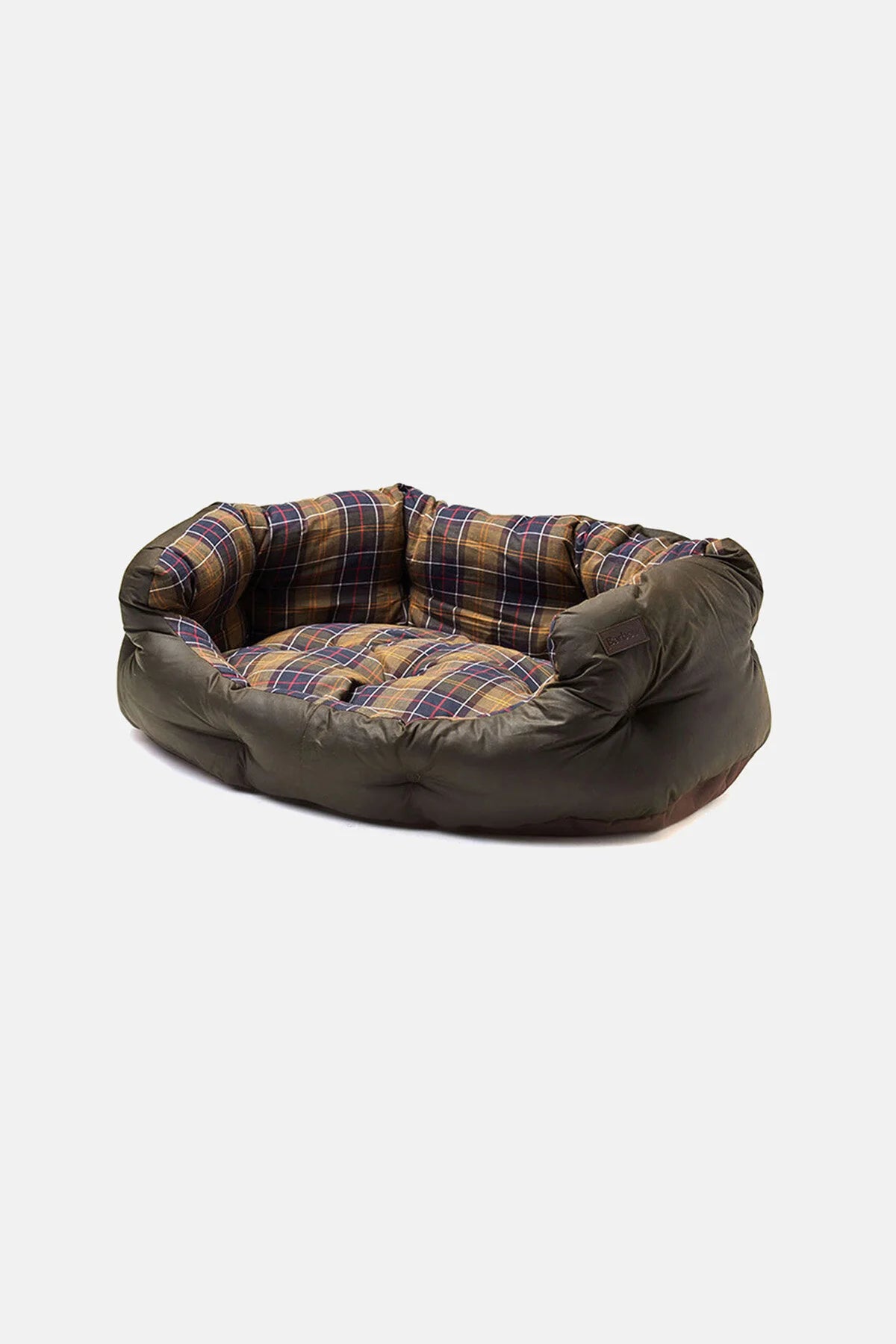 Wax cotton dog bed - CLASSIC/OLIVE