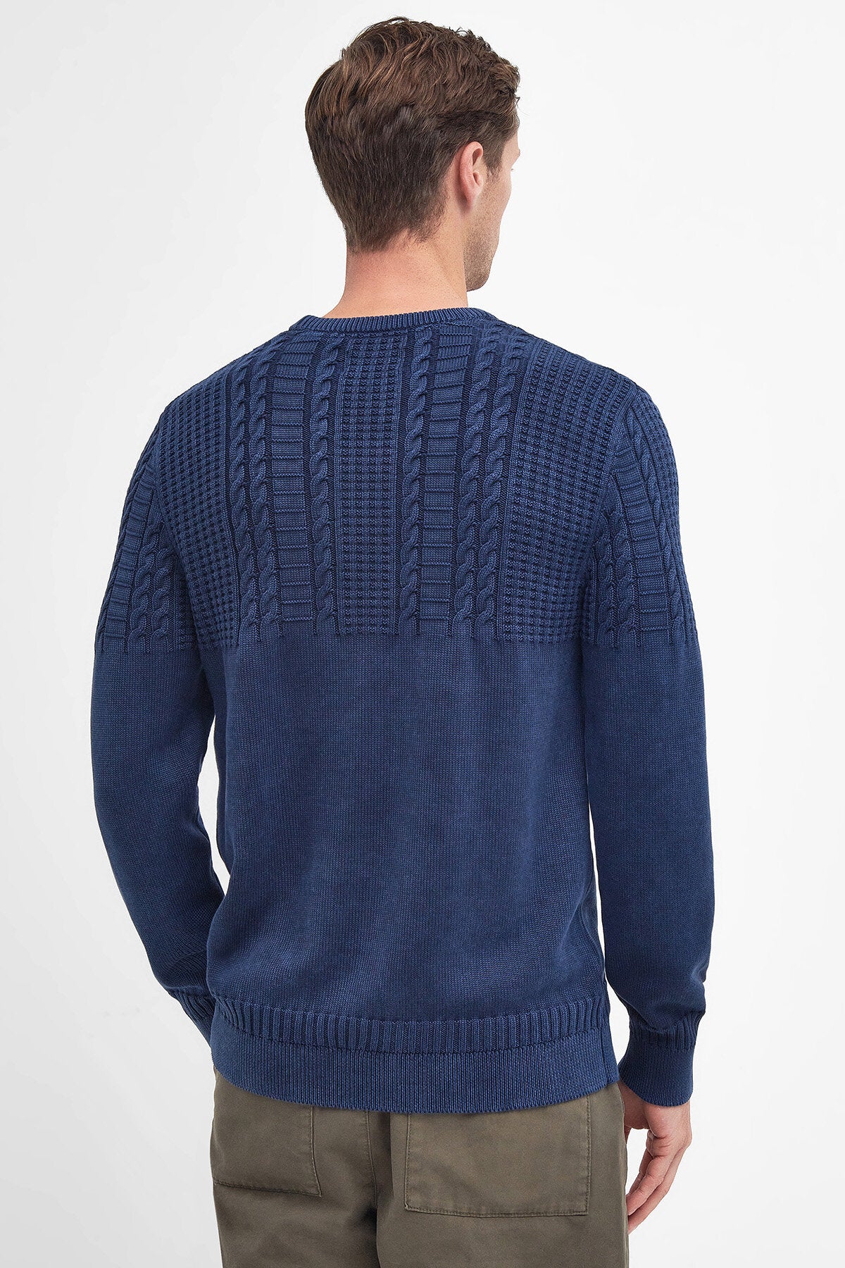 Ilderton Crew Neck Jumper - INDIGO