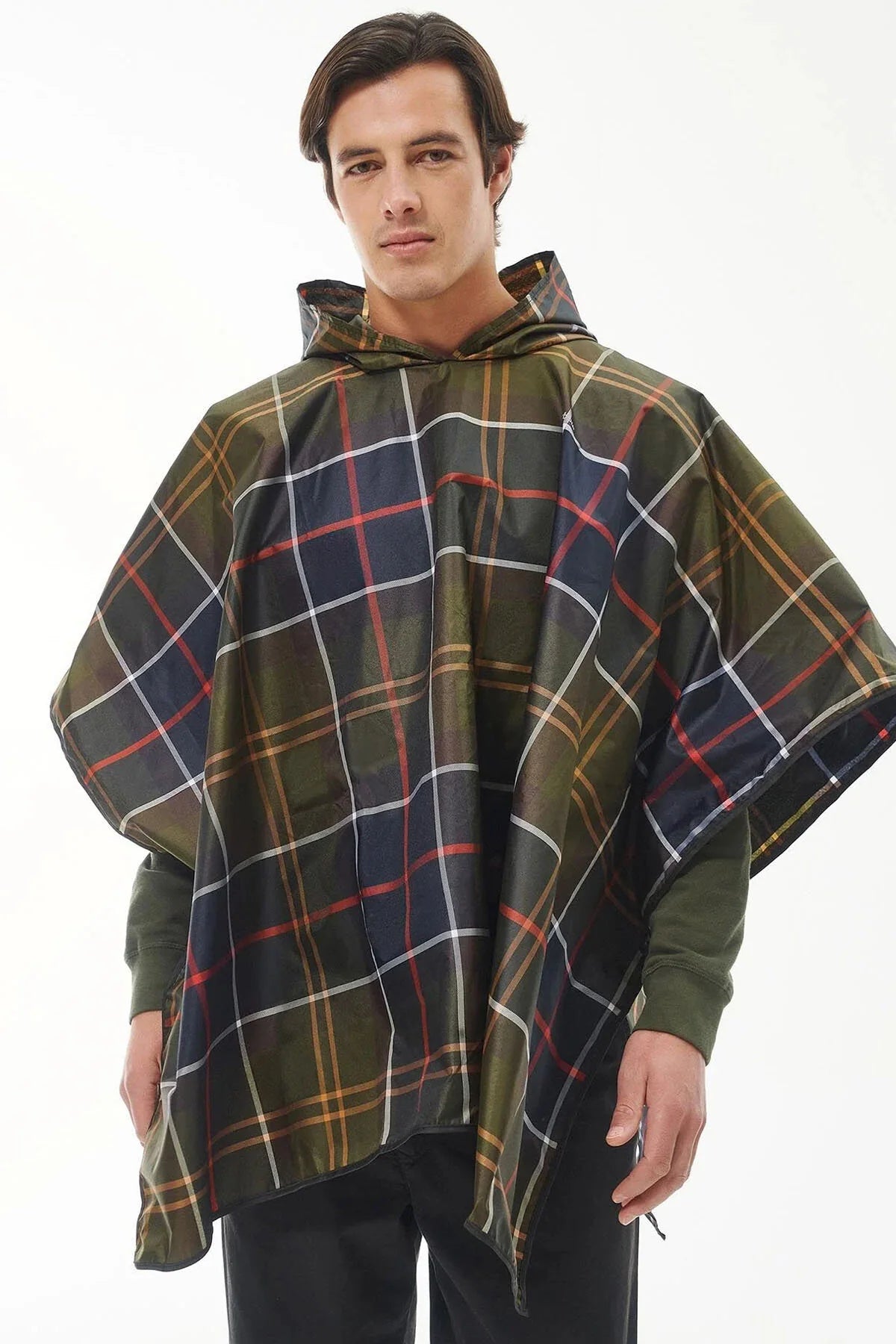 Waterproof tartan poncho - CLASSIC TARTAN