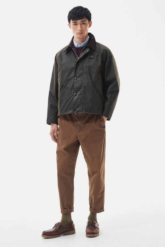 OS Transport Wax Jacket - OLIVE