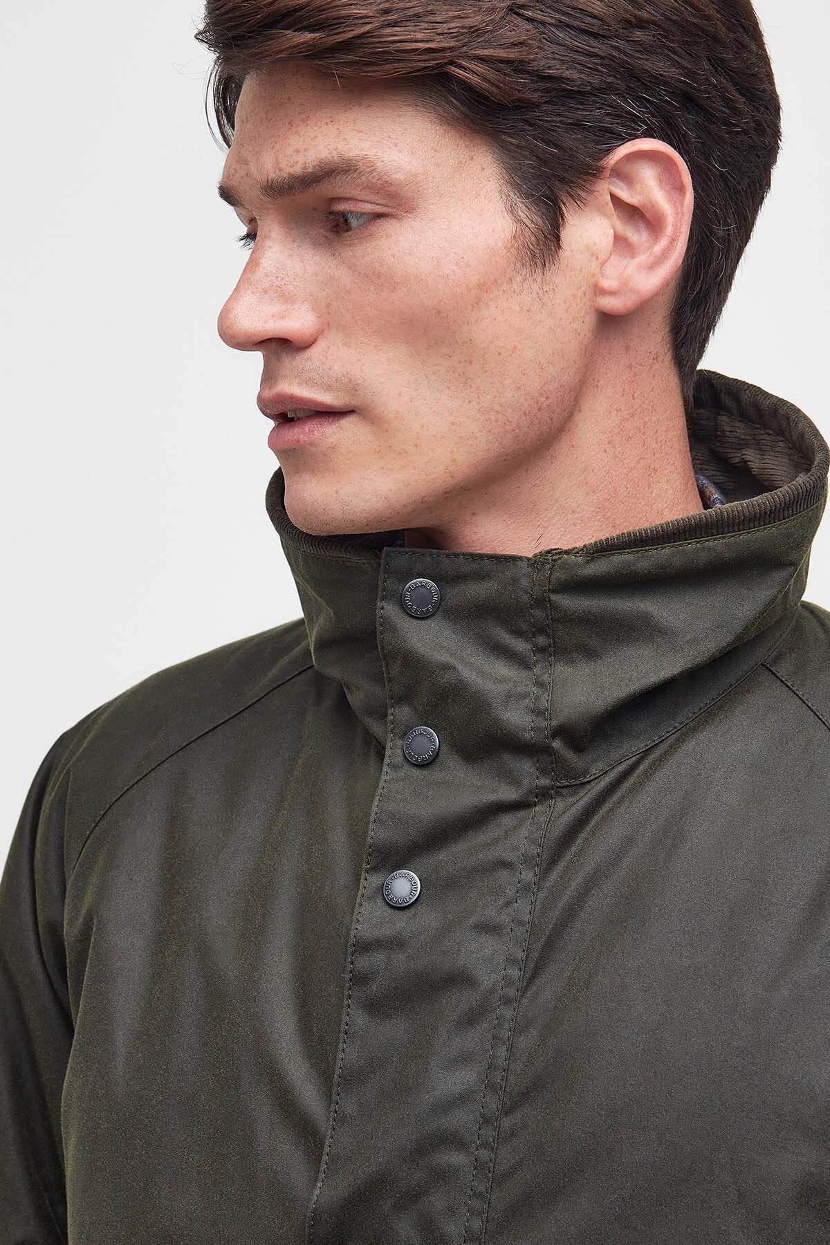 Saltburn Wax Jacket - ARCHIVE OLIVE