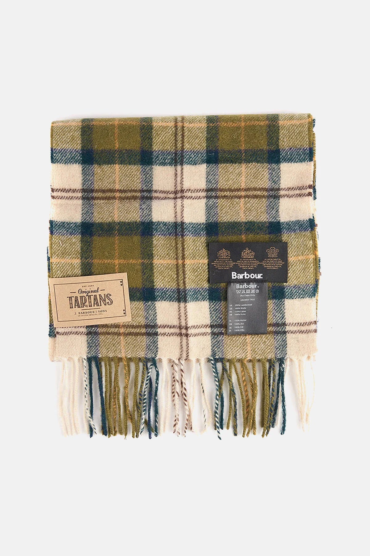 Tartan Lambswool Scarf - ANCIENT