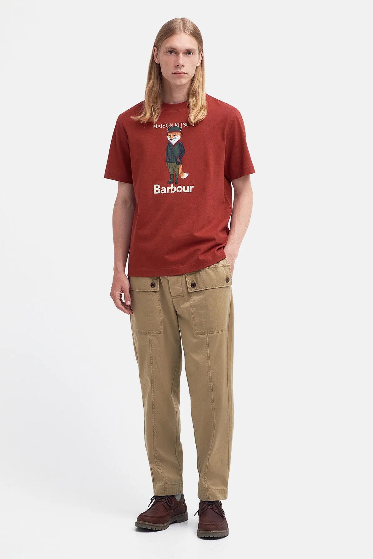 Beaufort Fox T-Shirt - BURNT HENNA