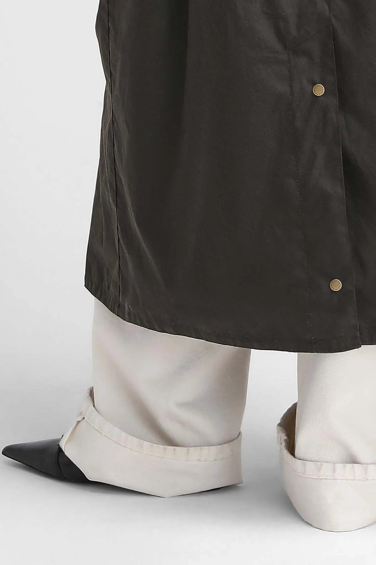 The Edit by Alexa Liam Waxed Parka - OLIVE/DRESS STEWART