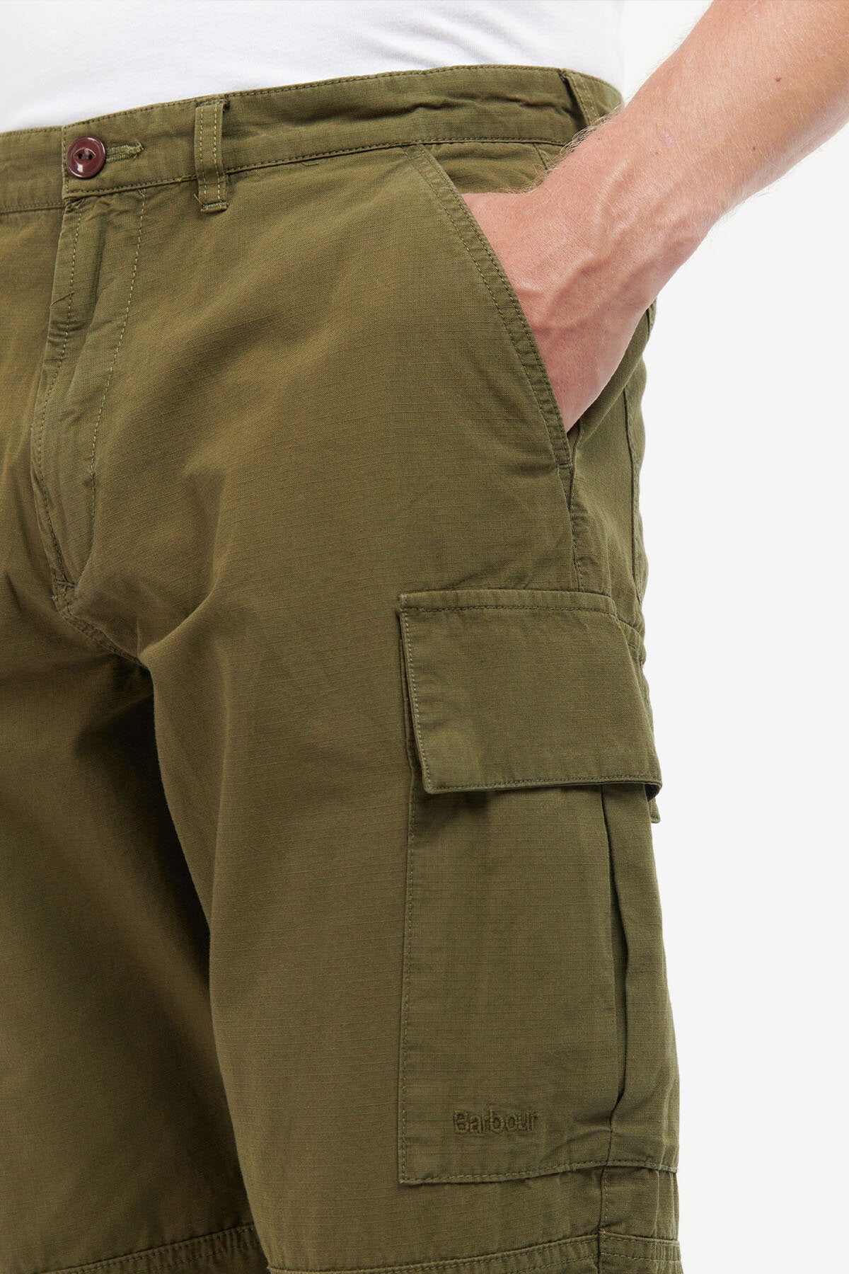 EssentialRipstop Cargo Trousers - IVY GREEN