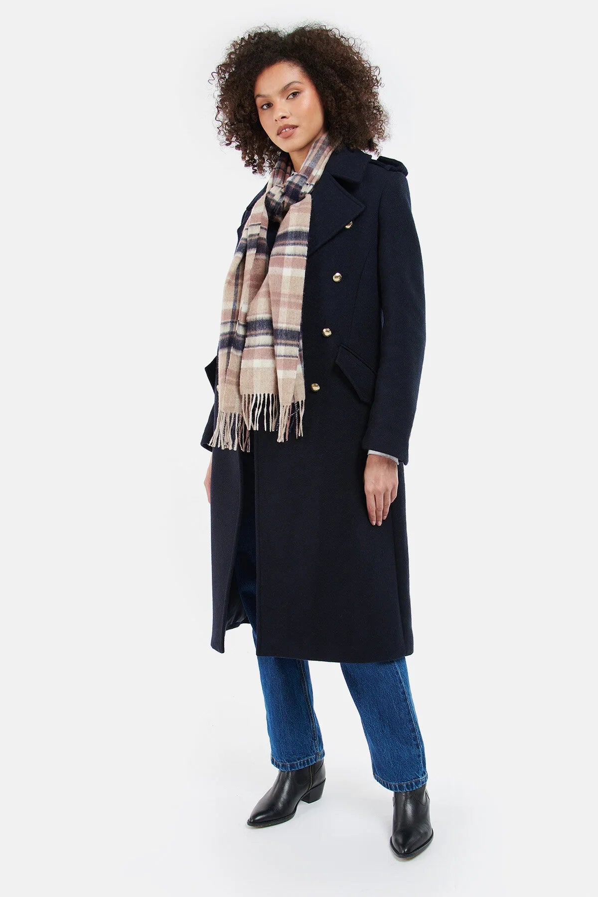 Tartan Scarf - ROSEWOOD