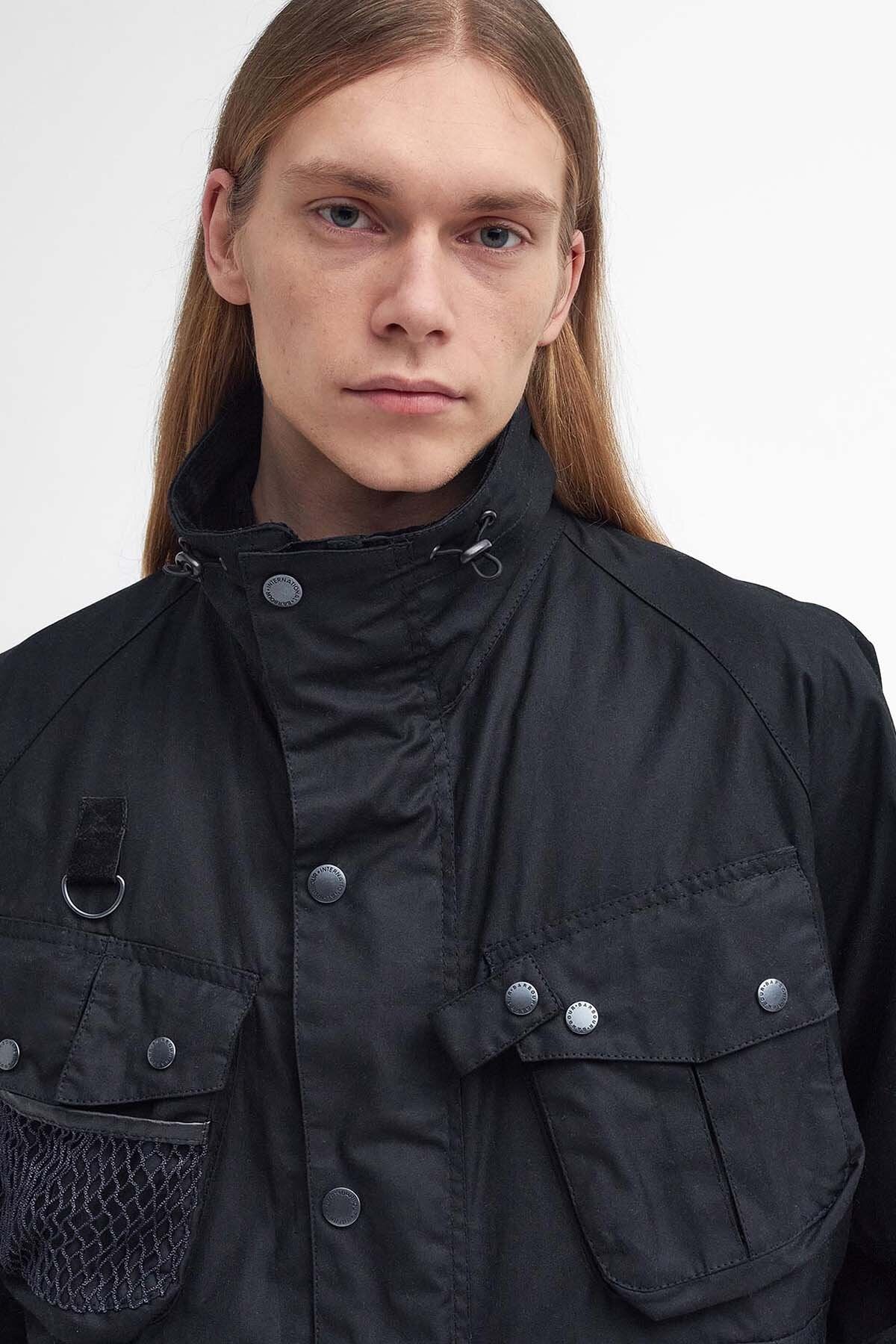 Modified Dryfly Waxed Jacket - BLACK