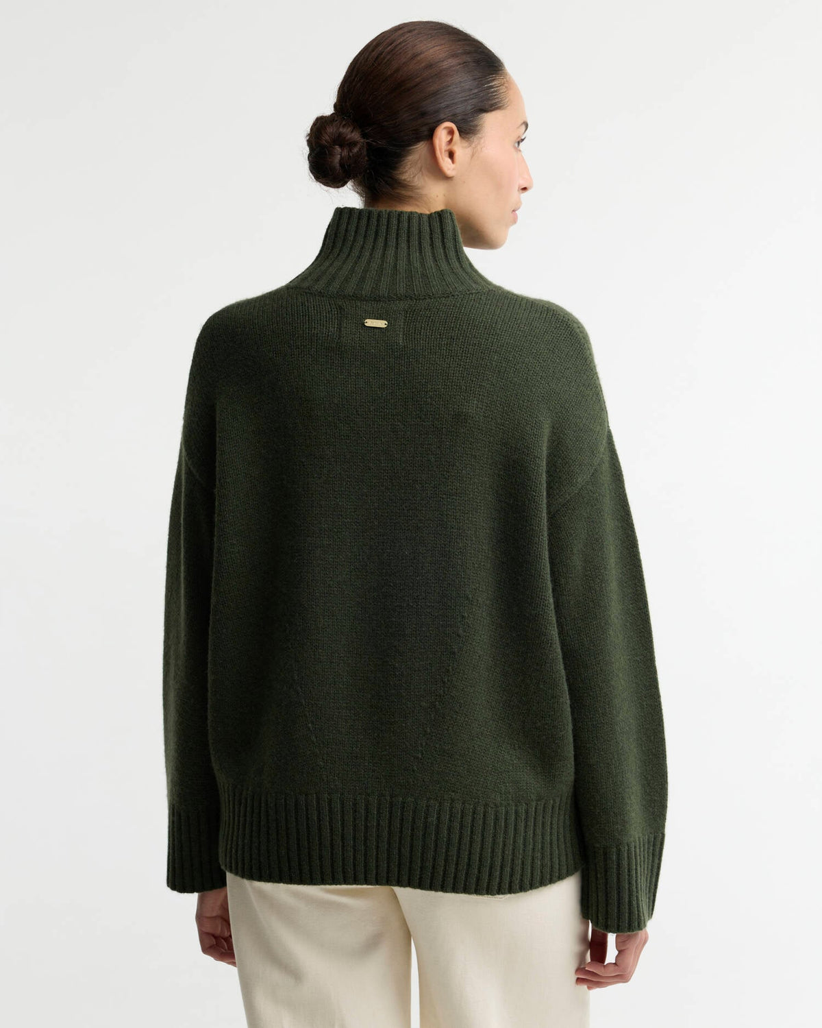 Woodhouse Cashmere-Blend Funnel Neck Jumper