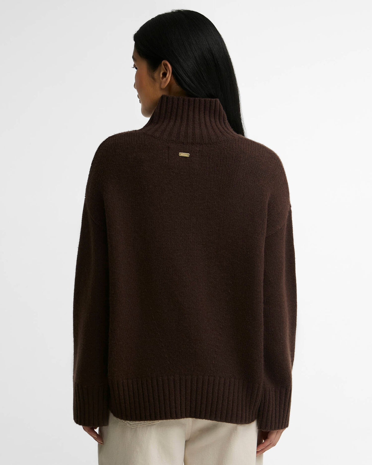 Woodhouse Cashmere-Blend Funnel Neck Jumper