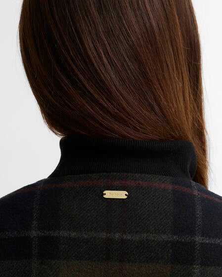 Marlow Tartan Wool Collarless Jacket