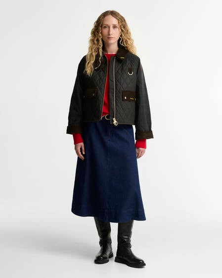 Tartan Reimagined Icons Tartan Quilted Spey Waxed Jacket