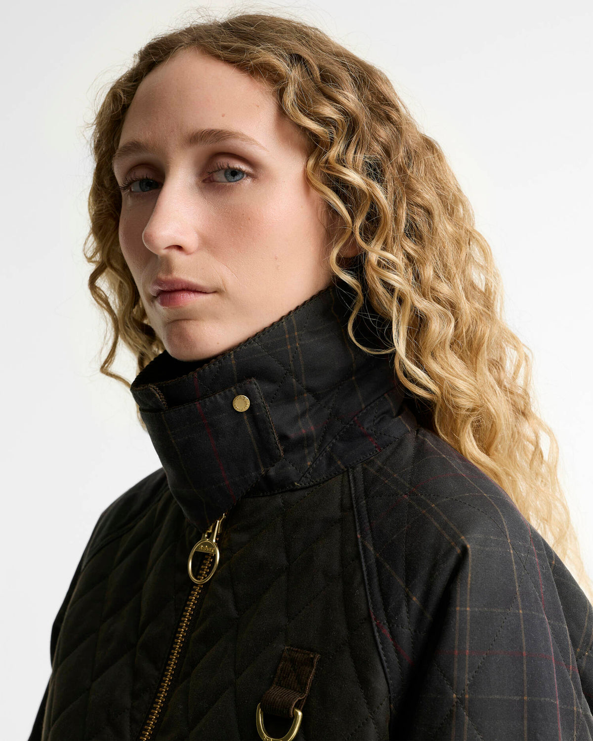 Tartan Reimagined Icons Tartan Quilted Spey Waxed Jacket