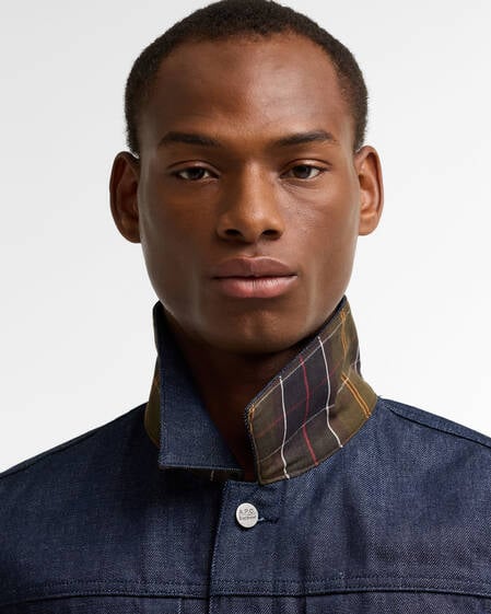 Barbour x A.P.C. Trucker Denim Jacket