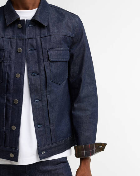 Barbour x A.P.C. Trucker Denim Jacket