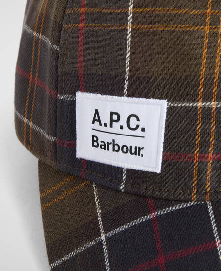 Barbour x A.P.C. Tartan Cap