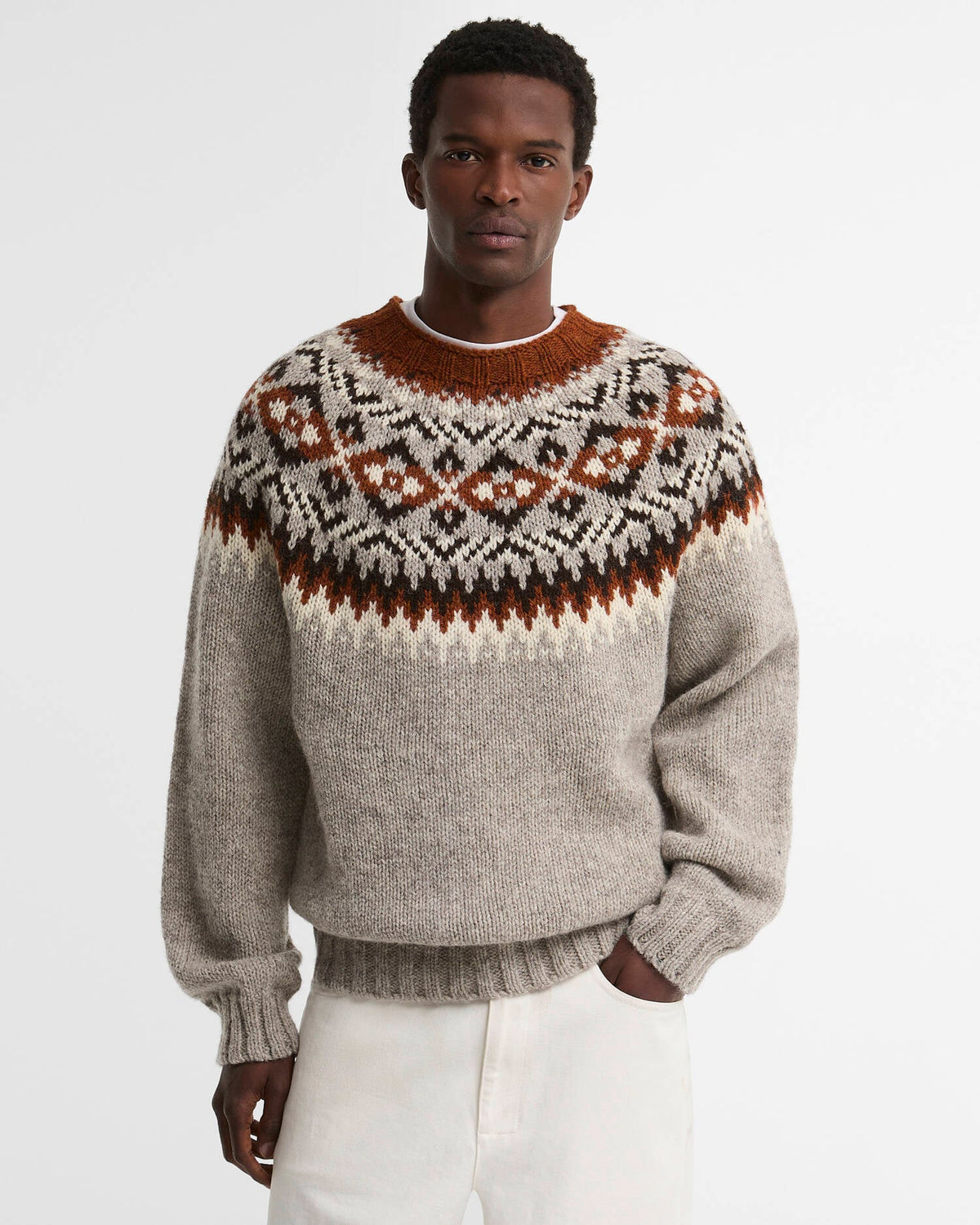 Fair Isle Made in Scotland Crew-Neck Jumper