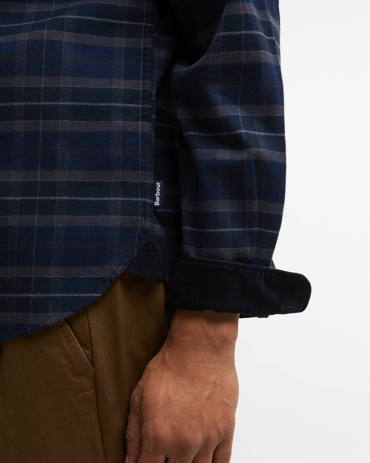 Mineral Tartan Authentic-Fit Long-Sleeved Shirt