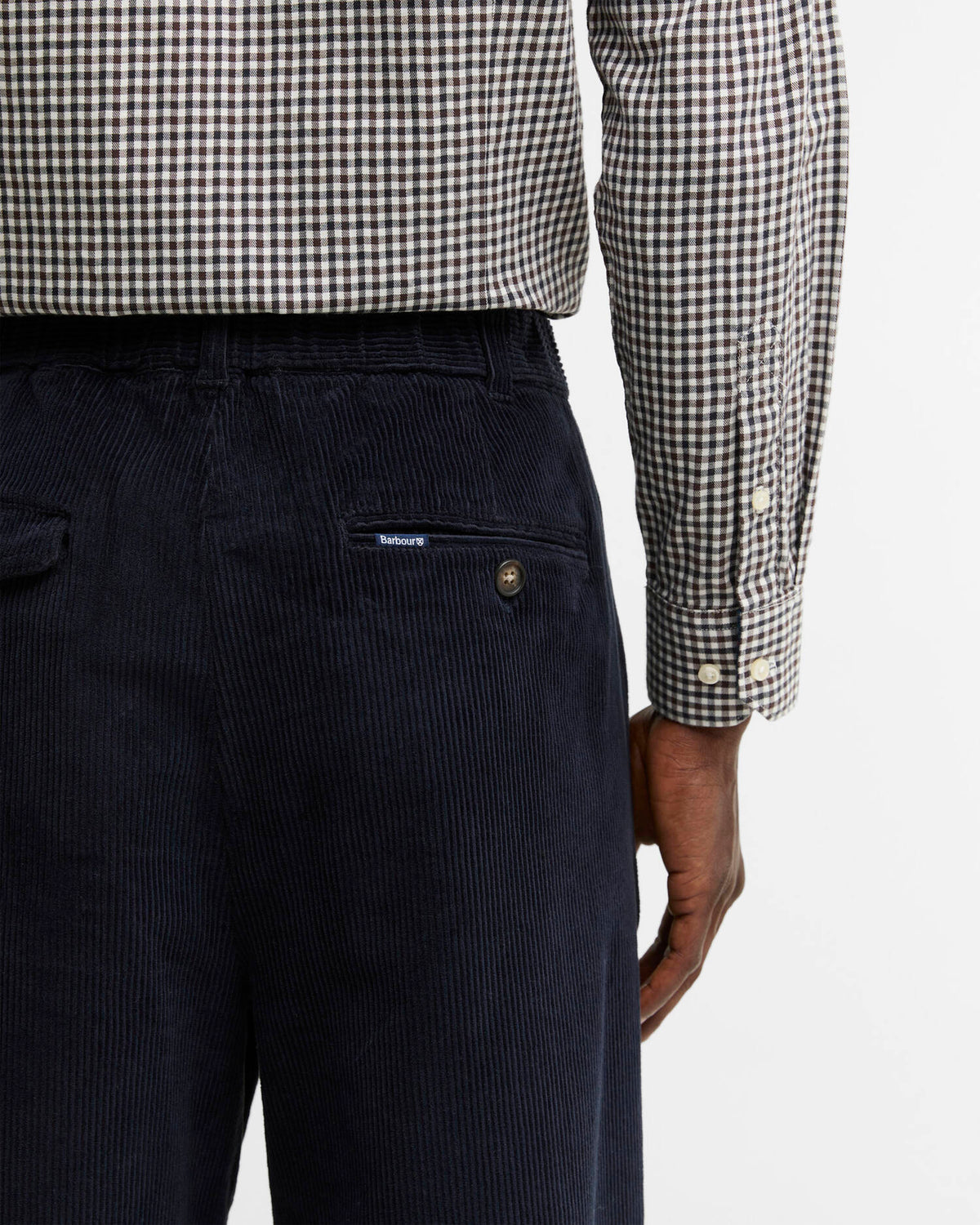 Stretch Cord Relaxed Trousers