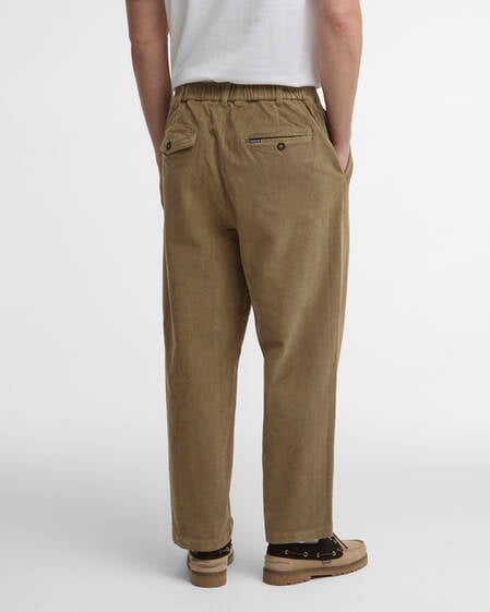 Stretch Cord Relaxed Trousers