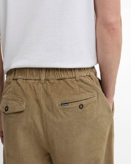 Stretch Cord Relaxed Trousers