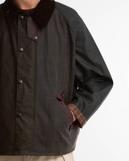 Patchwork Transport Waxed Jacket