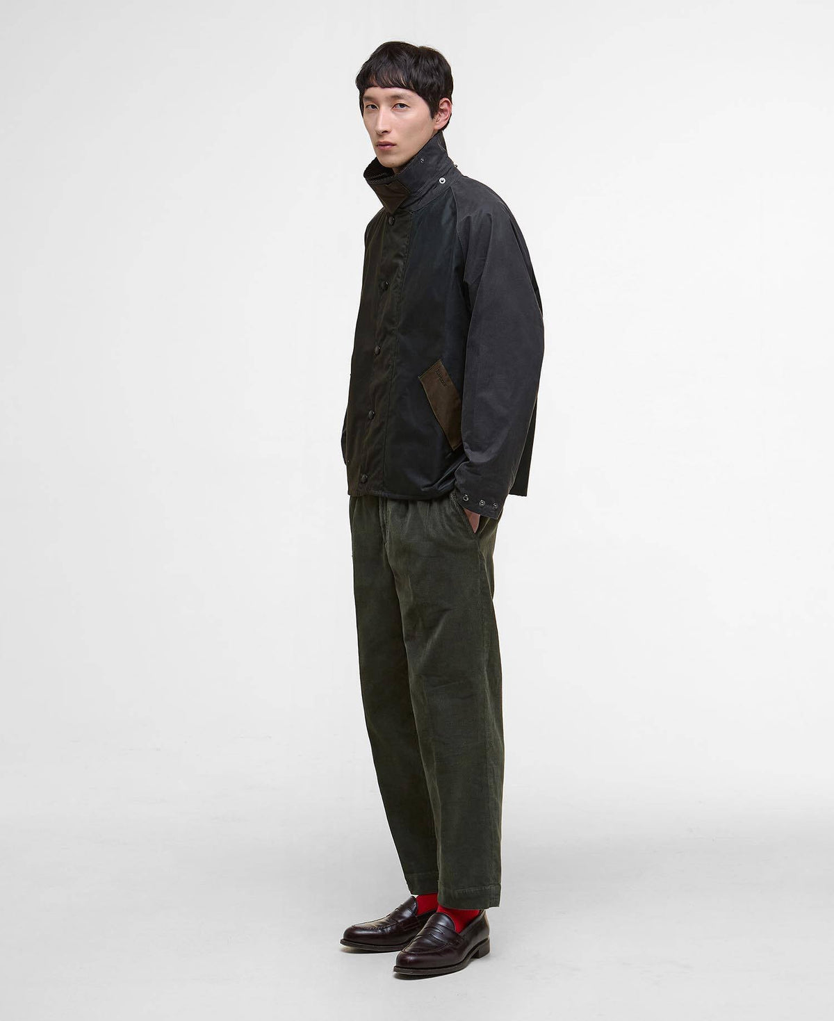 Patchwork Transport Waxed Jacket
