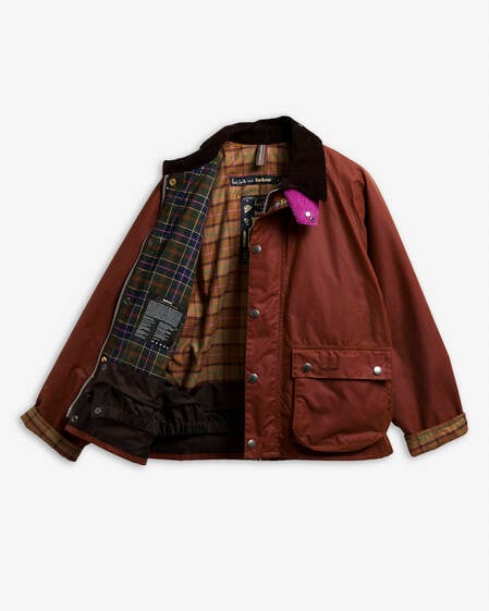 Paul Smith Loves Barbour Key Transport Waxed Jacket
