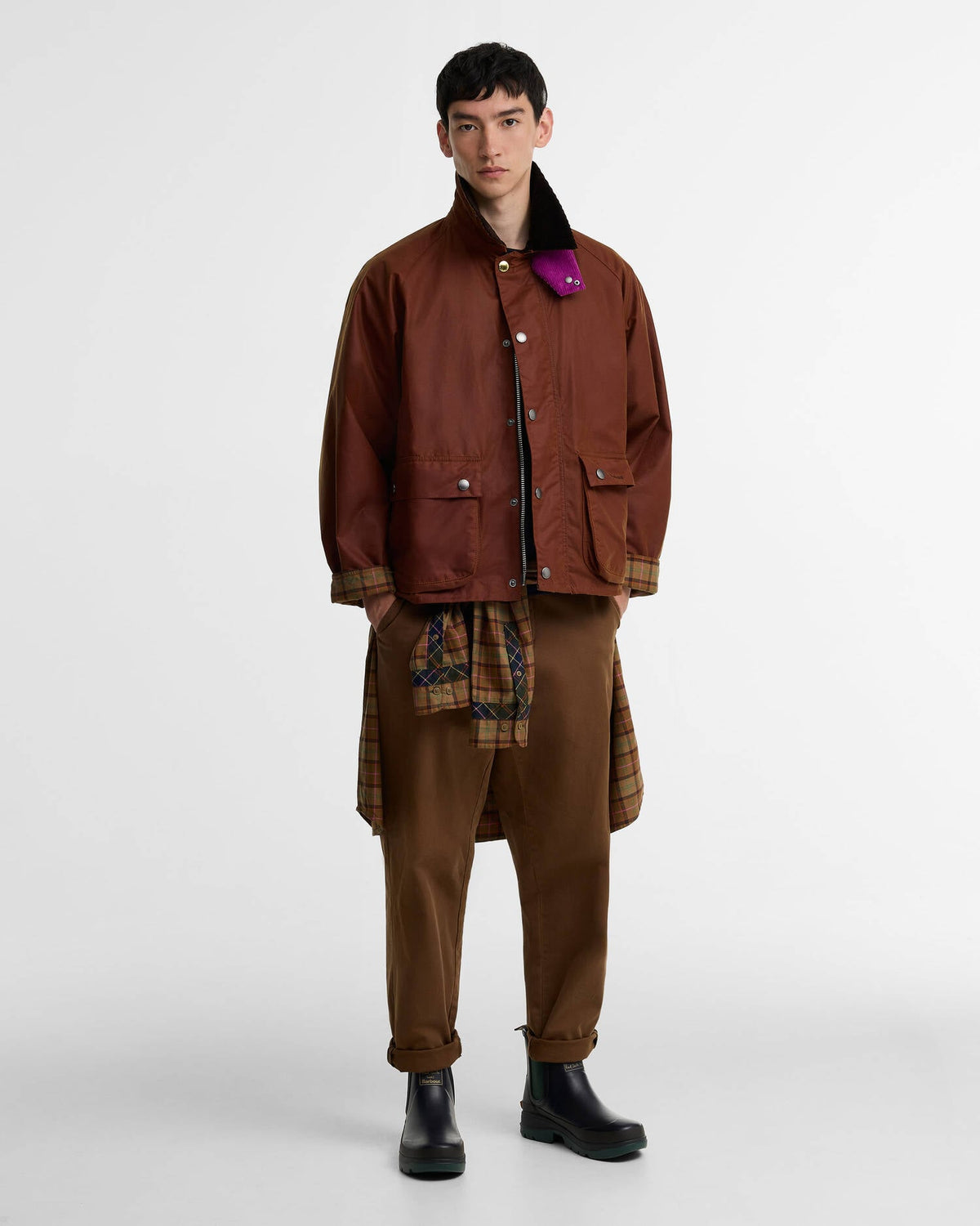 Paul Smith Loves Barbour Key Transport Waxed Jacket