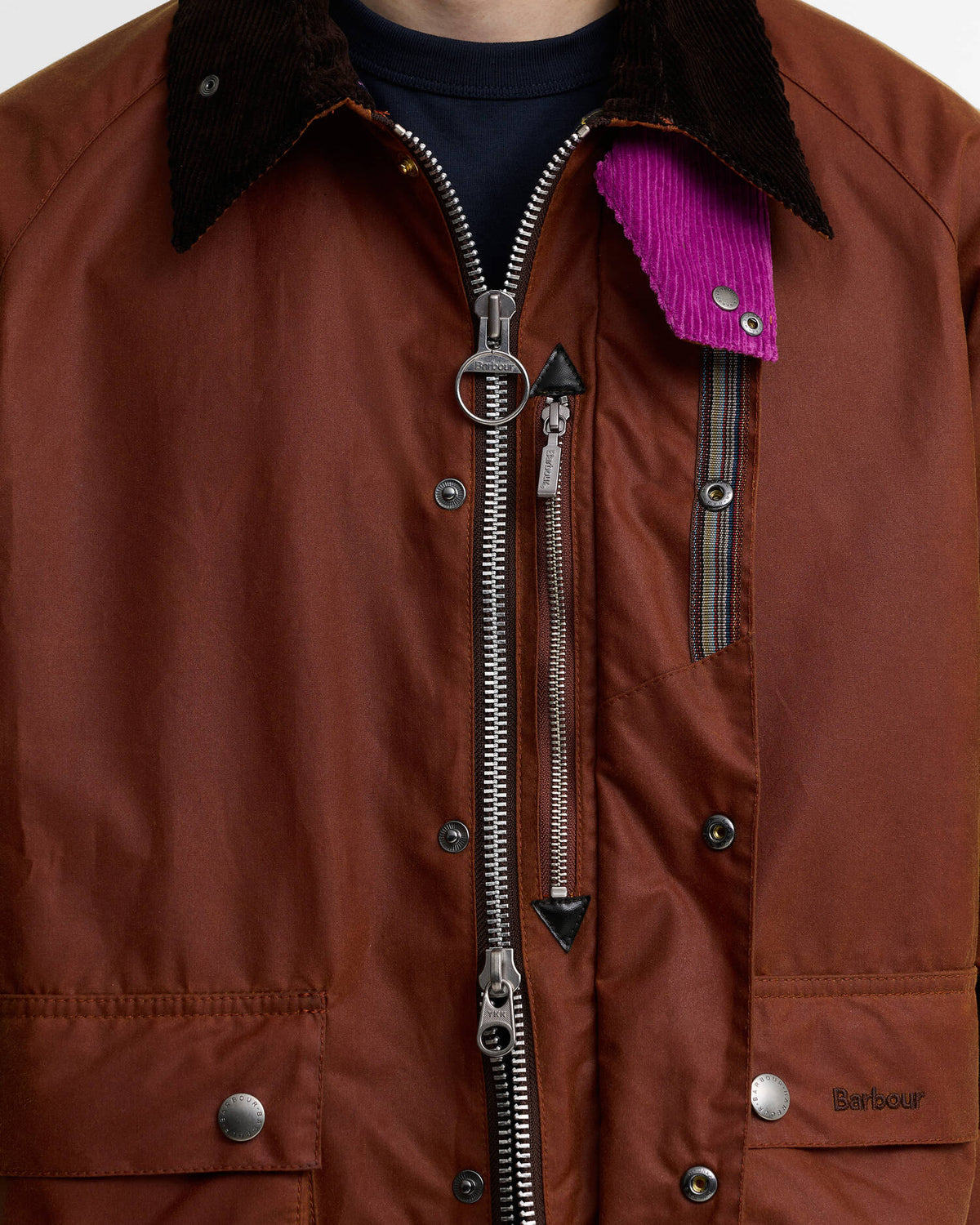 Paul Smith Loves Barbour Key Transport Waxed Jacket