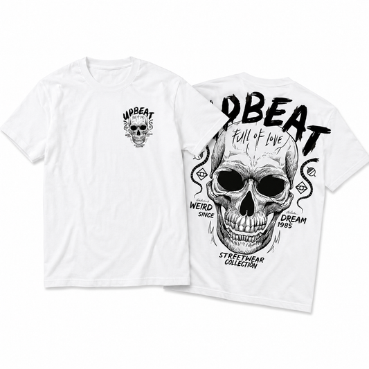Men’s Gothic Skull Graphic T-Shirt – T04