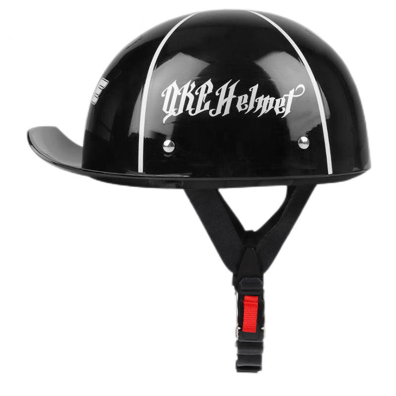 Retro baseball cap motorcycle half helme-H41