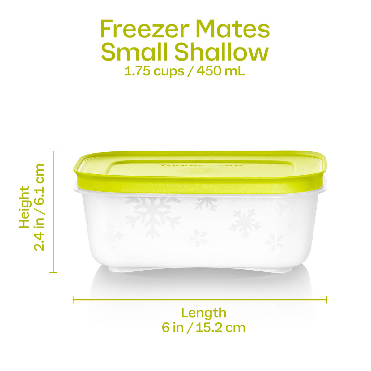 Freezer MatesPLUS Small Shallow | 4Piece Container Set