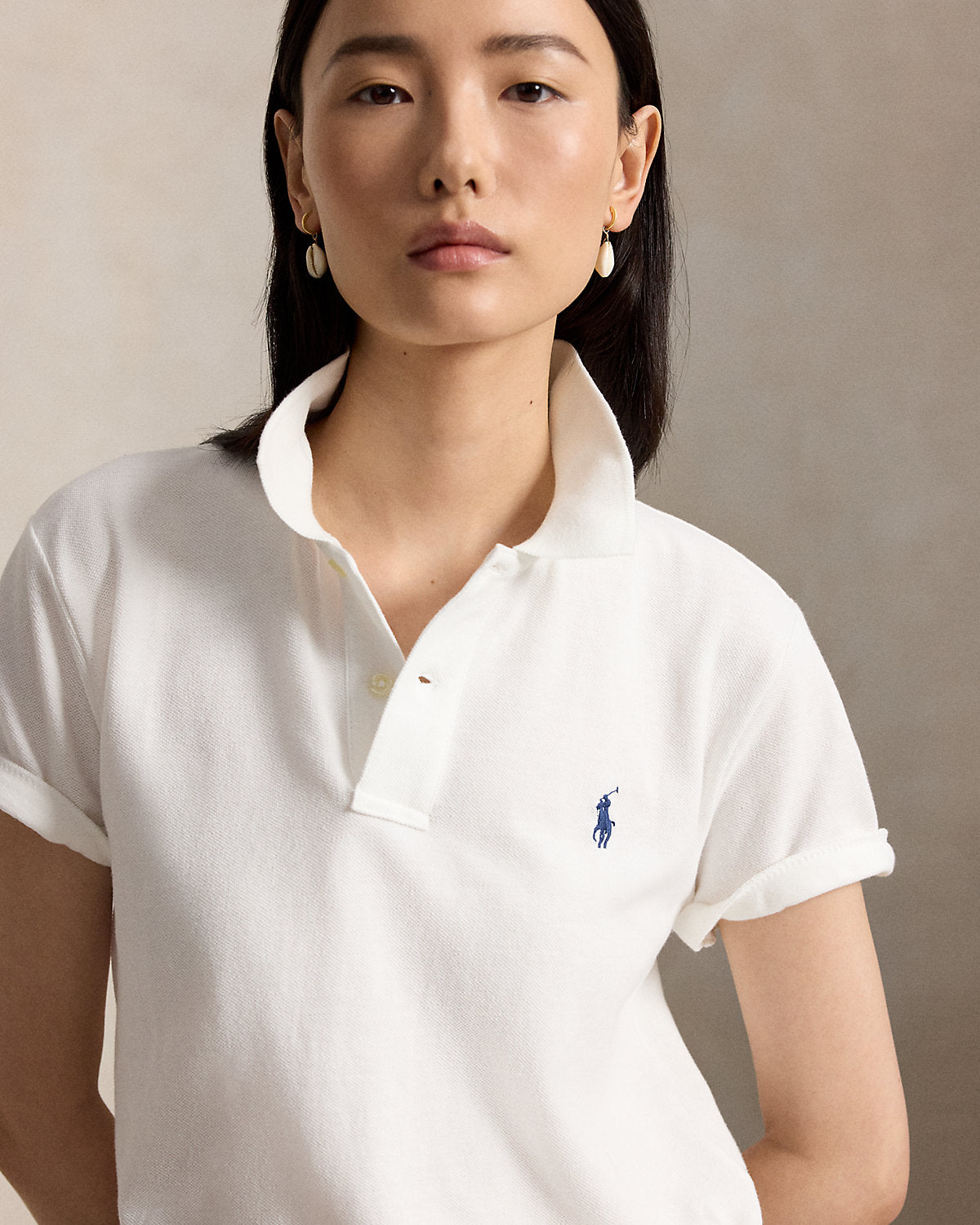 The Iconic Classic Fit Mesh Polo Shirt