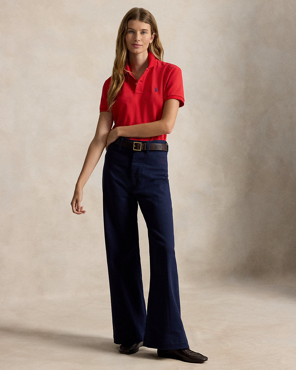 The Iconic Classic Fit Mesh Polo Shirt