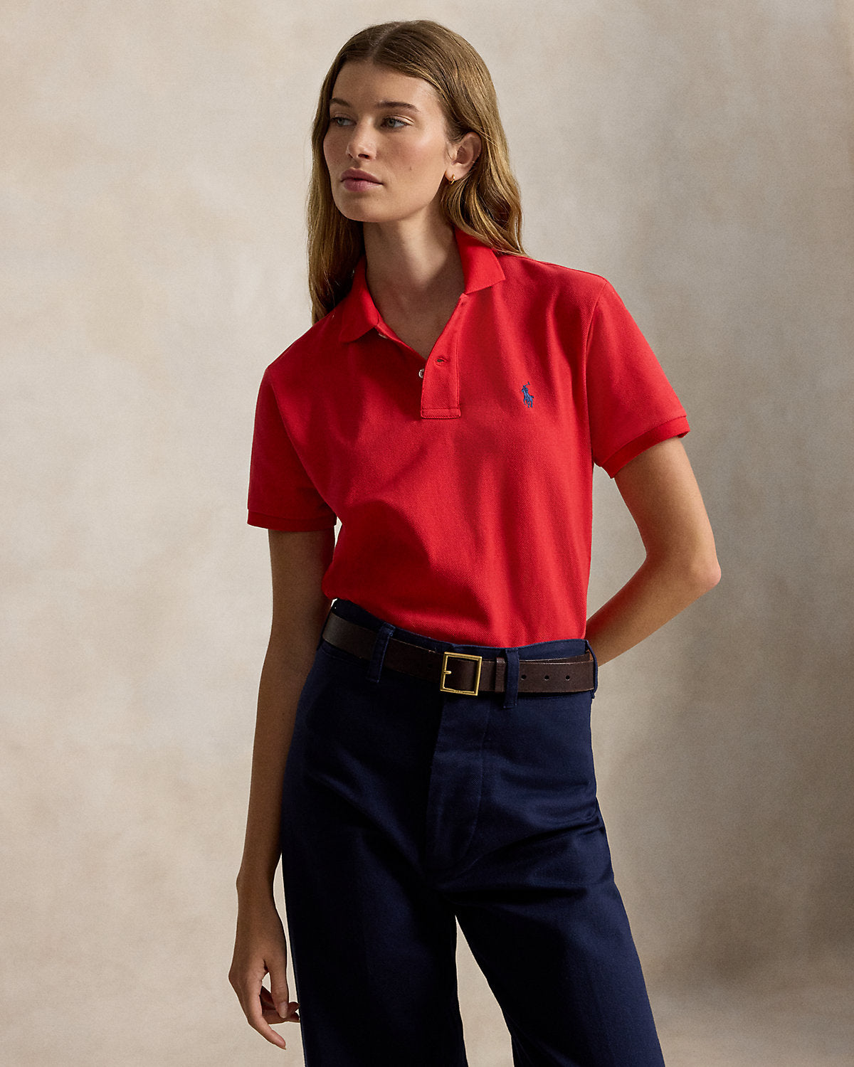 The Iconic Classic Fit Mesh Polo Shirt