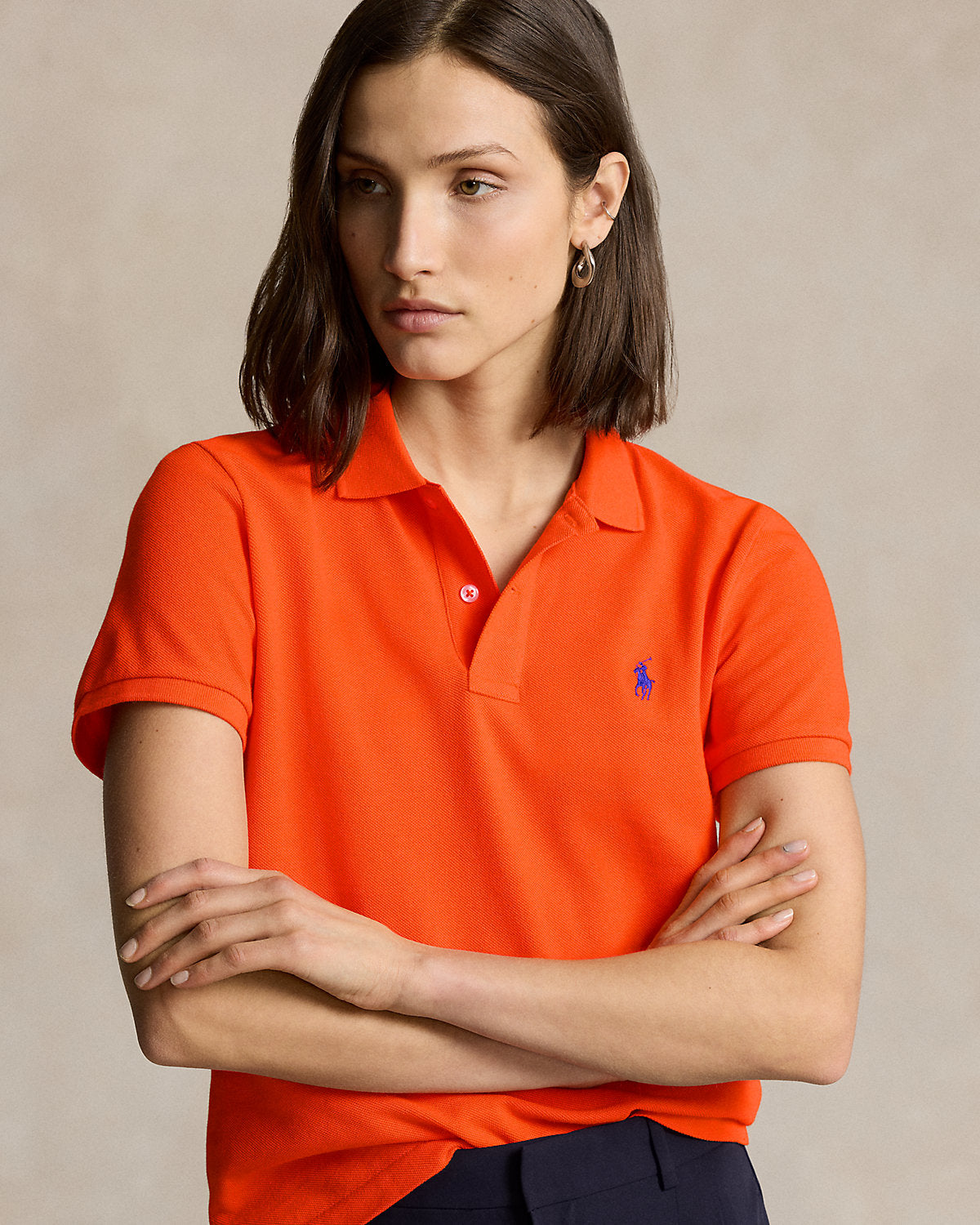 The Iconic Classic Fit Mesh Polo Shirt