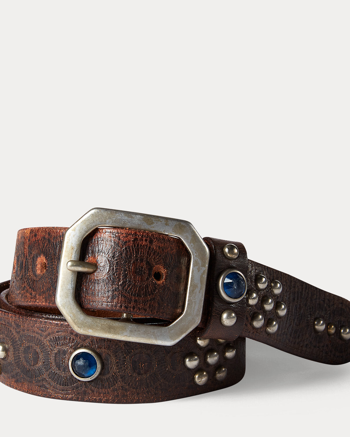 Studded Leather Belt