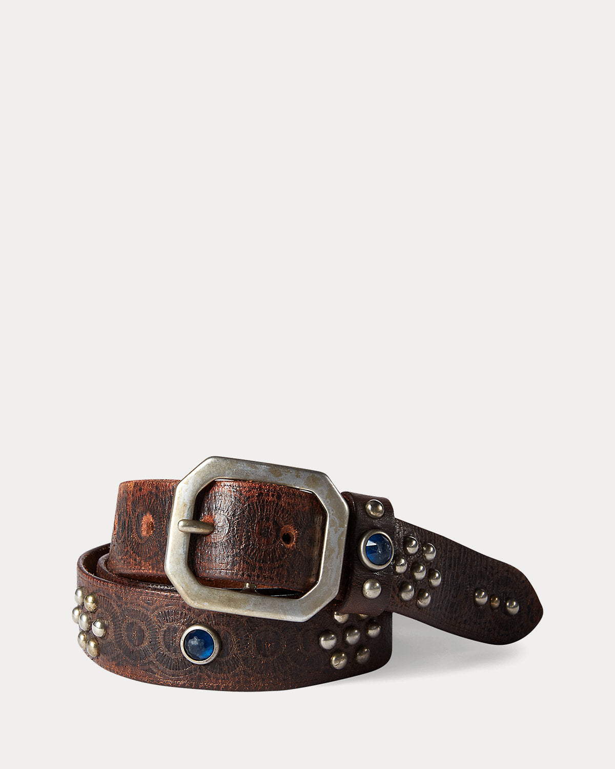 Studded Leather Belt