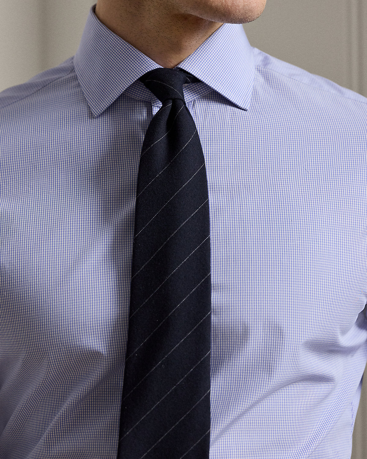 Mini-Gingham Twill Shirt