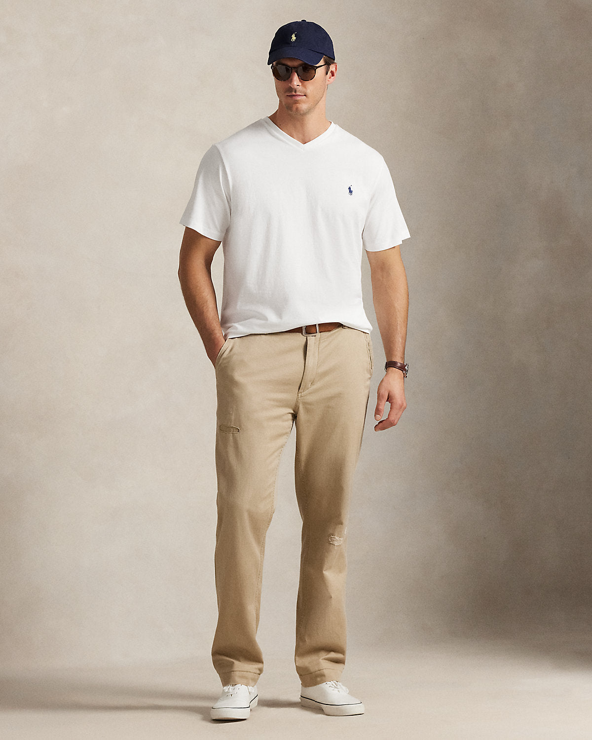 Jersey V-Neck T-Shirt