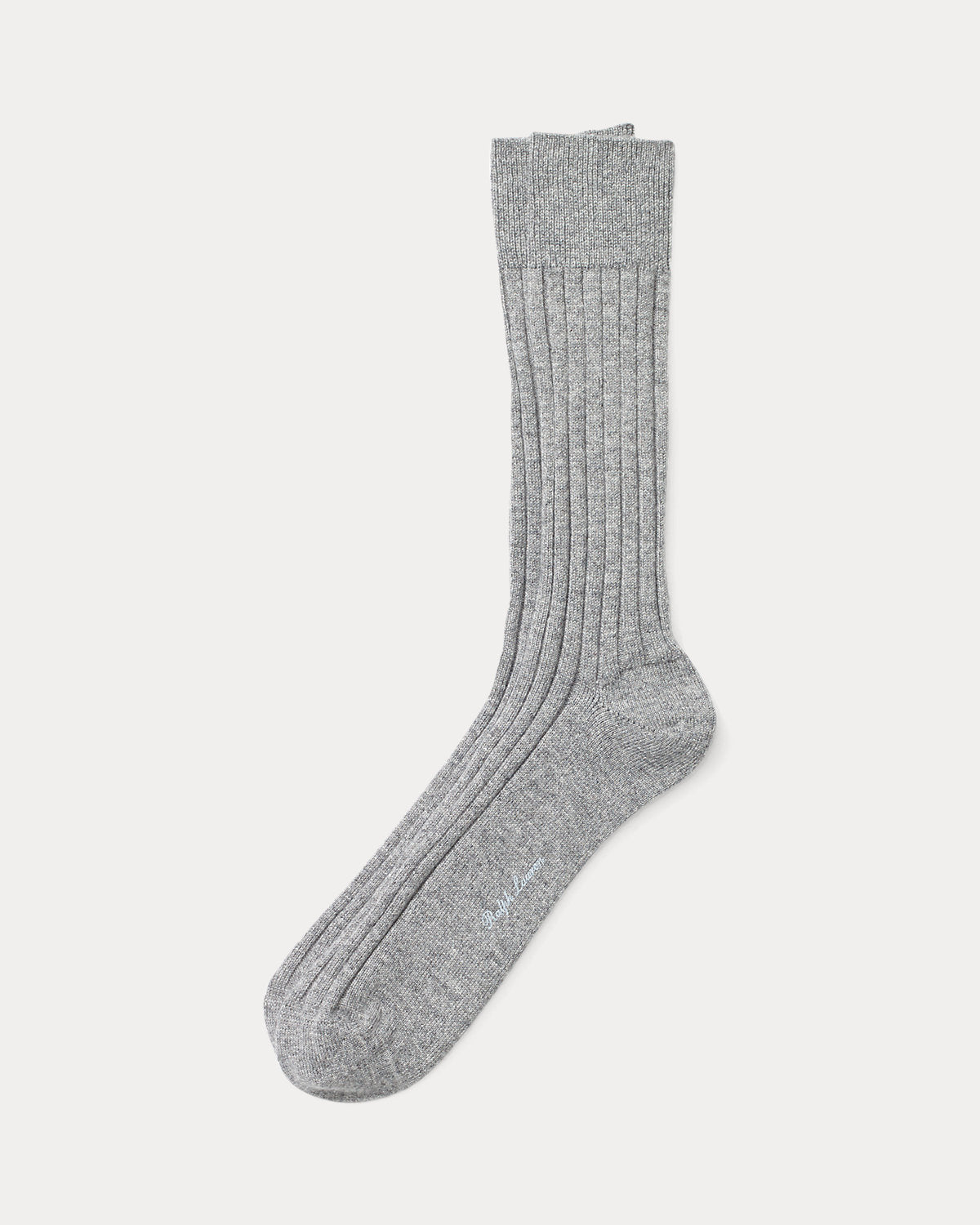 Rib-Knit Cashmere Sock