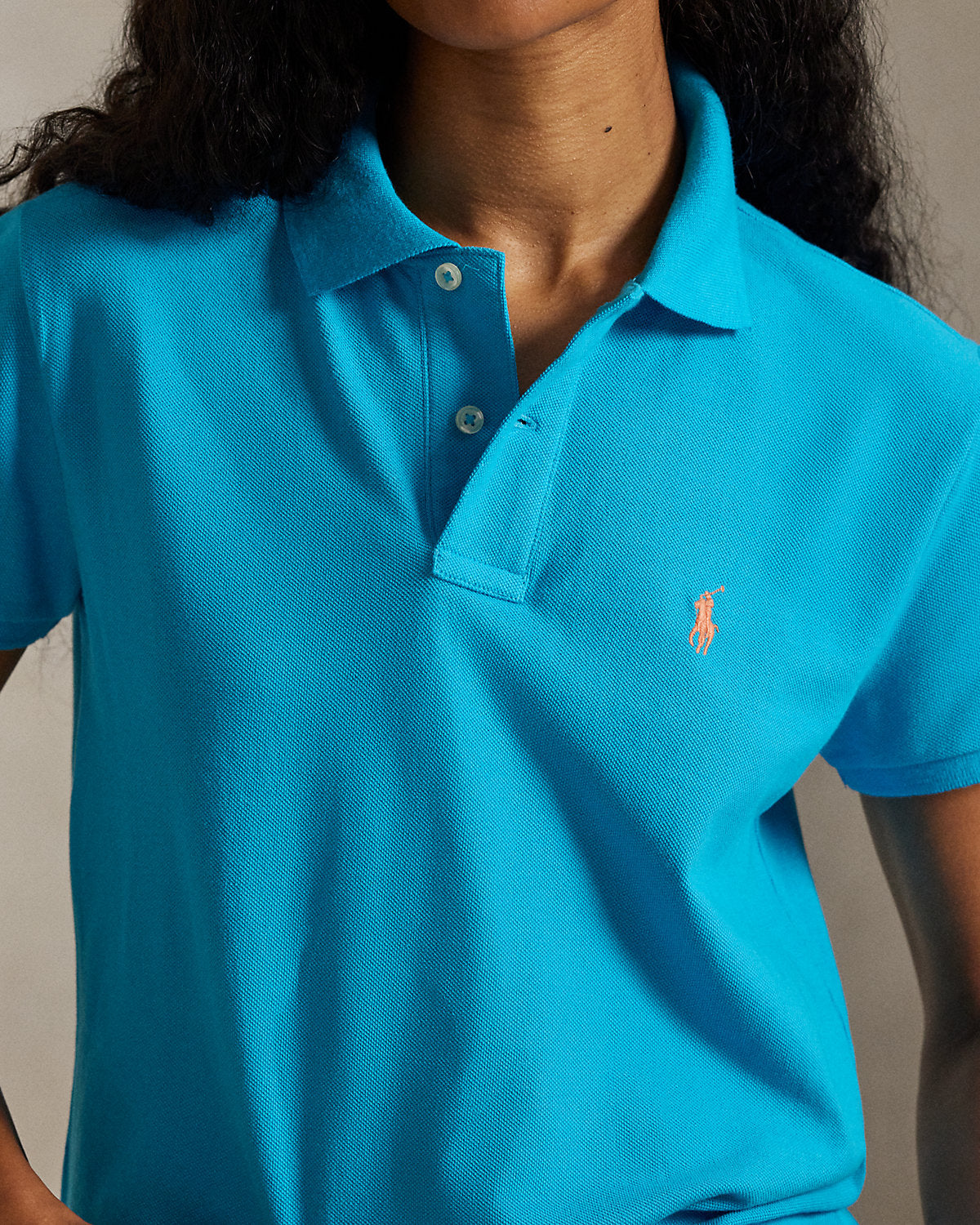The Iconic Classic Fit Mesh Polo Shirt