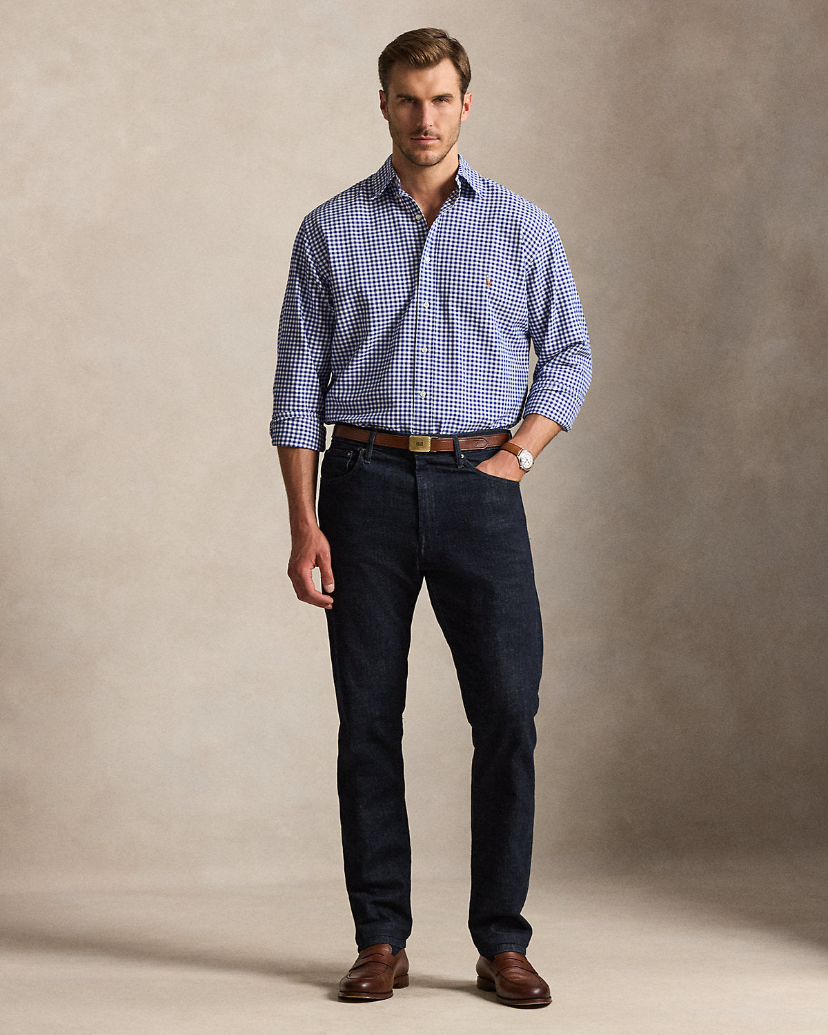 Gingham Oxford Shirt