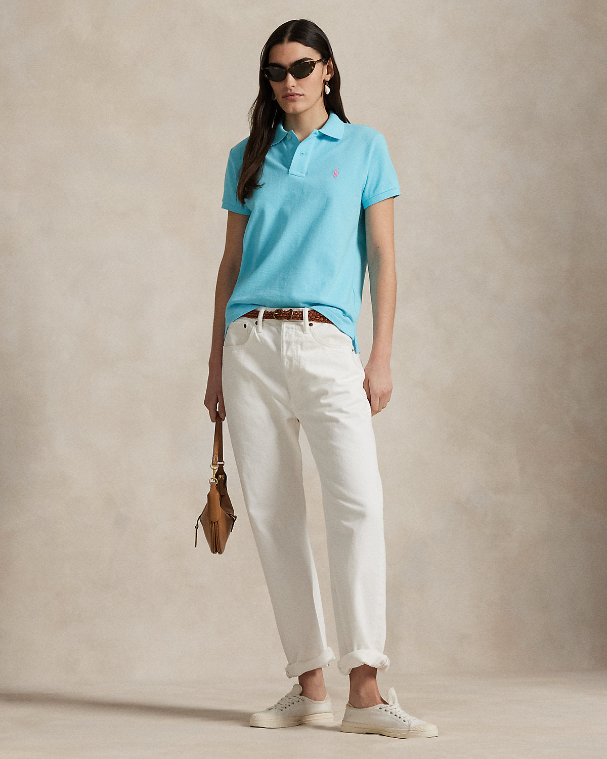 The Iconic Classic Fit Mesh Polo Shirt
