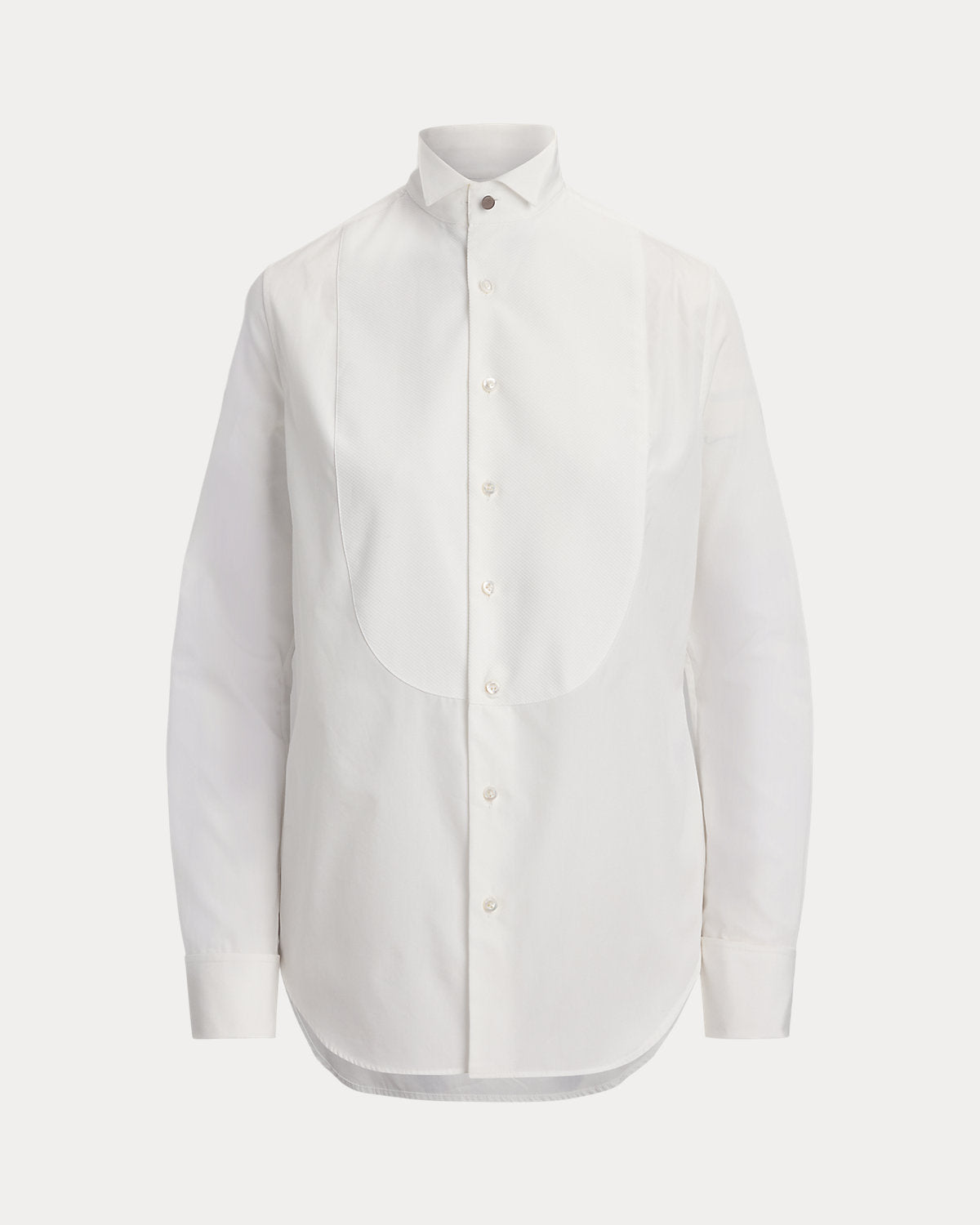 Cotton Broadcloth Tuxedo Shirt