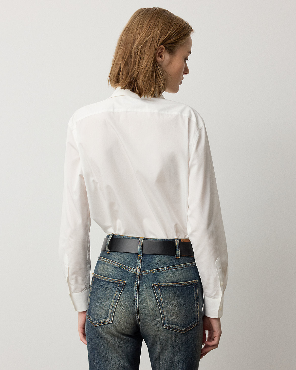Charmain Slim Fit Stretch Poplin Shirt