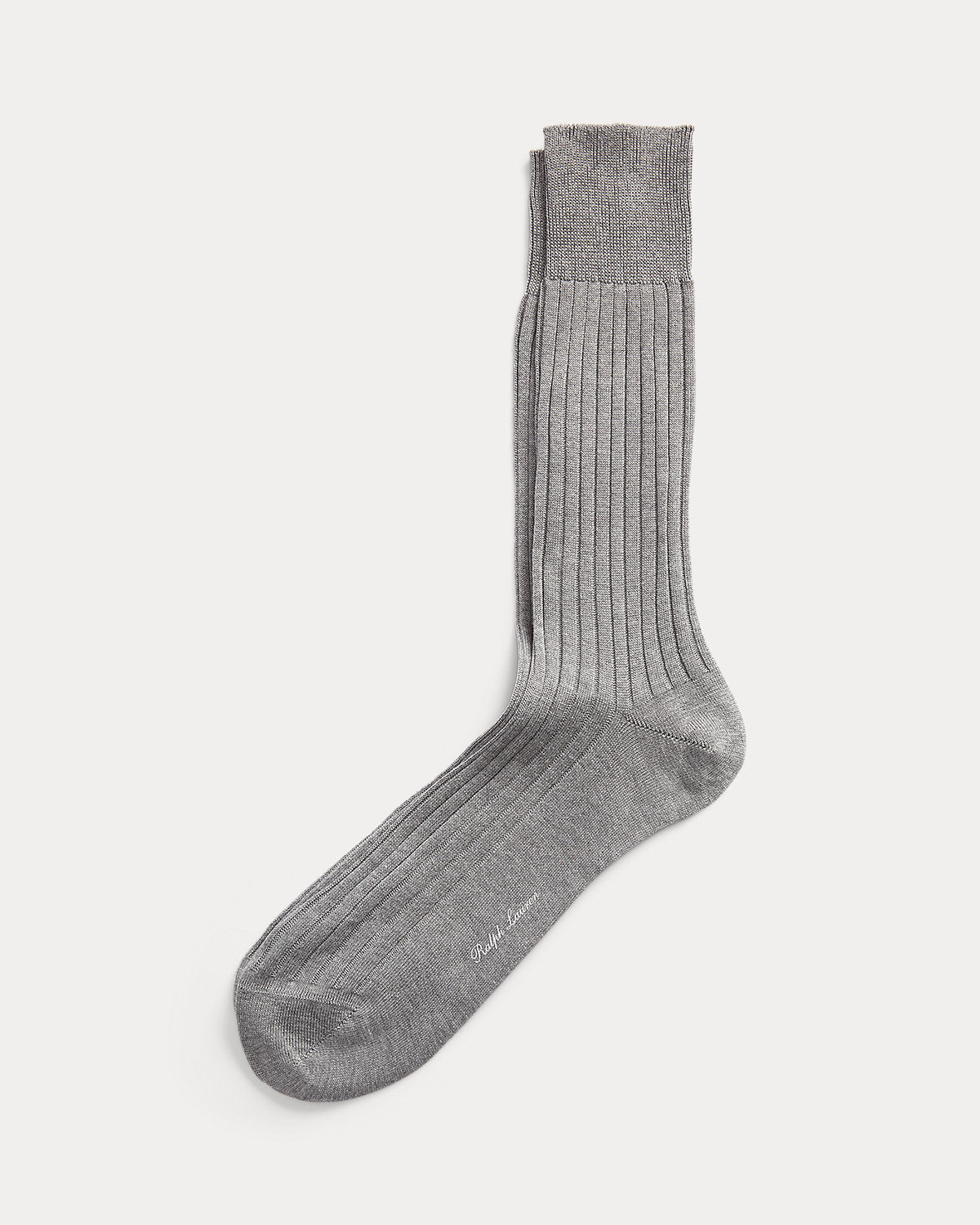 Rib-Knit Cotton Trouser Socks