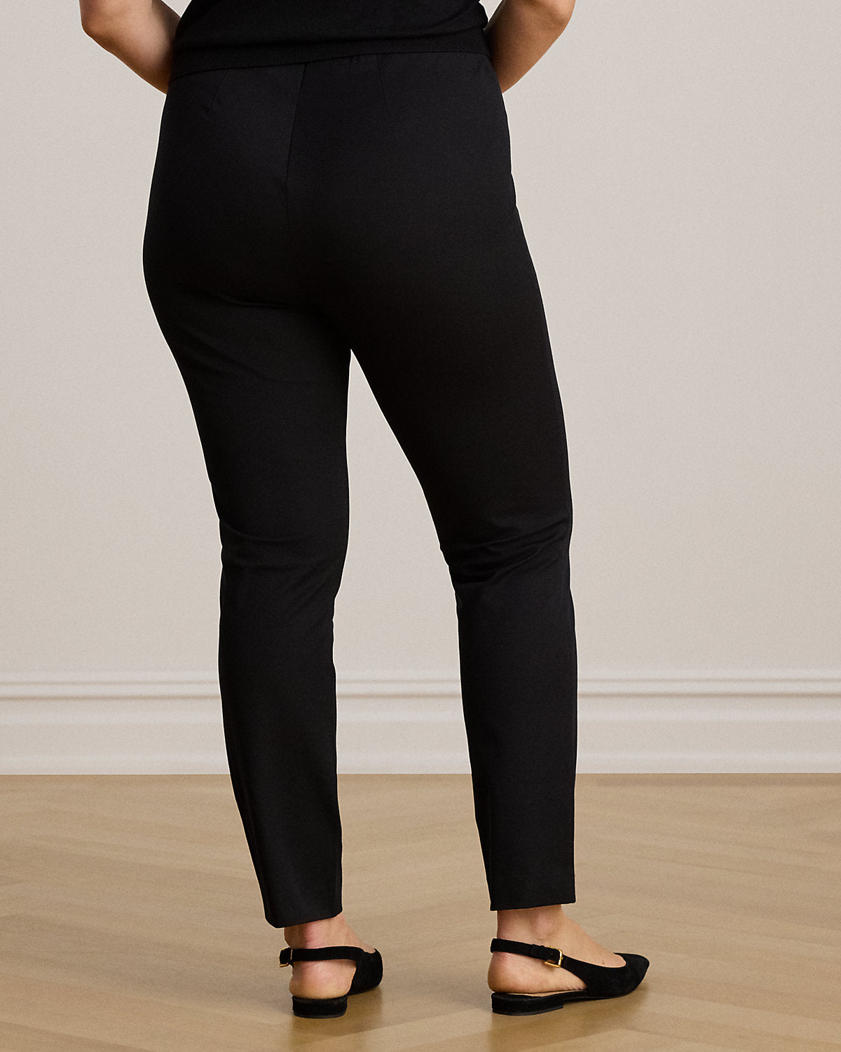 Stretch-Cotton Blend Twill Skinny Pant