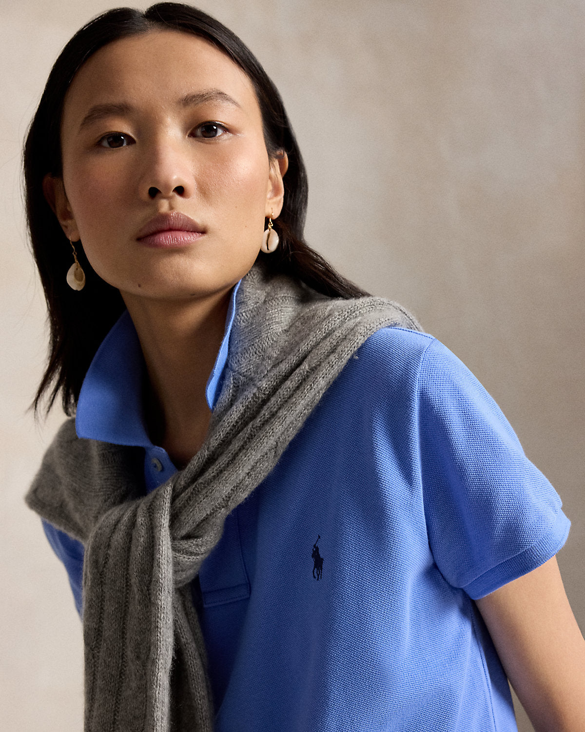 The Iconic Classic Fit Mesh Polo Shirt