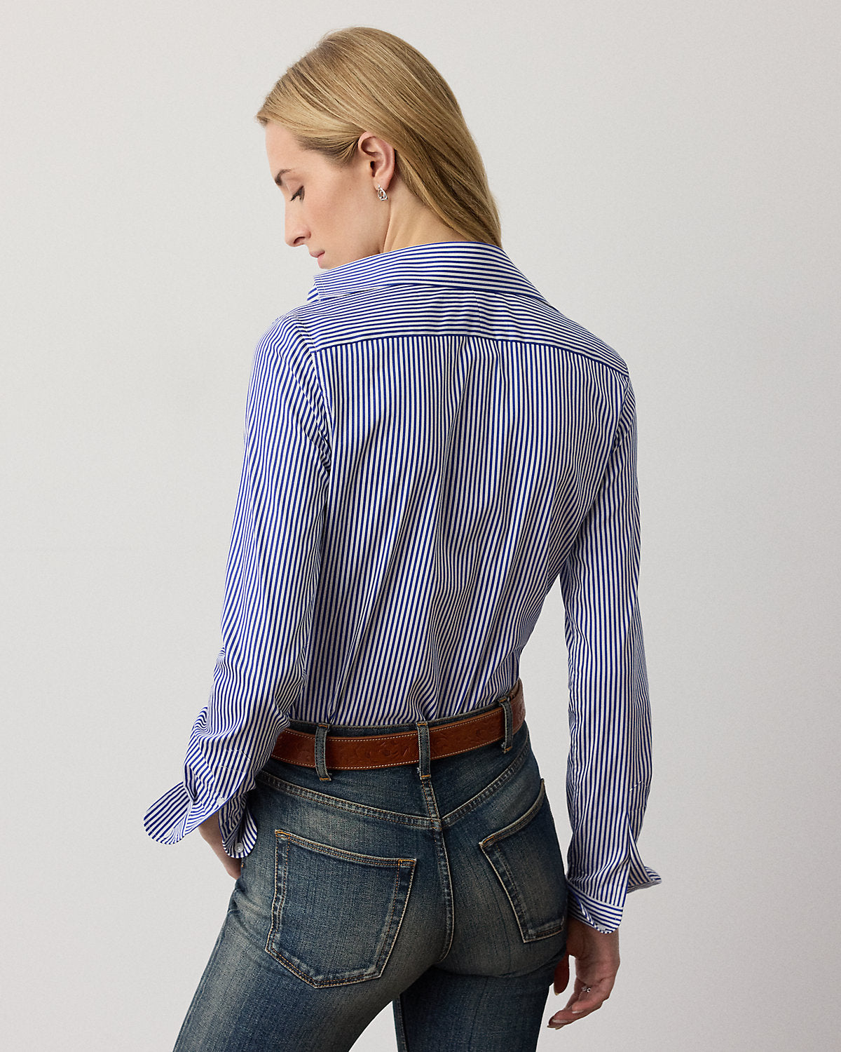 Charmain Slim Fit Striped Shirt